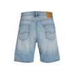 Light Blue Cotton Bermuda