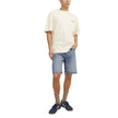 Blue Cotton Bermuda