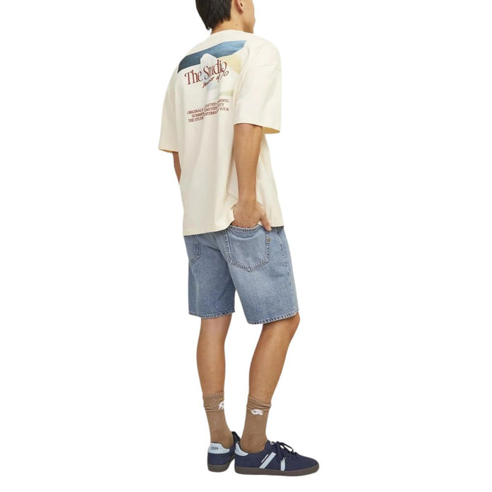 Blue Cotton Bermuda