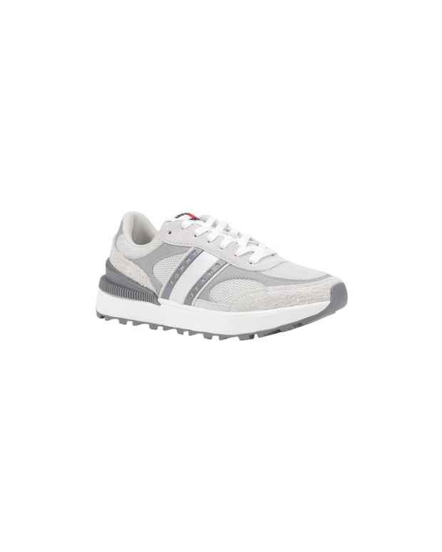 Gray Suede Leather Sneaker