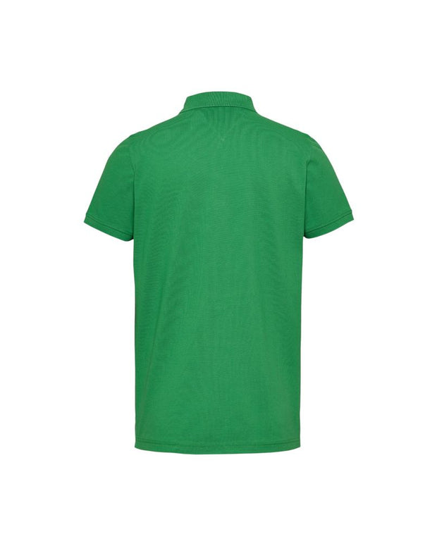 Green Cotton Polo Shirt