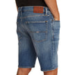 Blue Recycled Cotton Bermuda