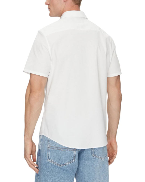 White Organic Cotton Shortsleeve Shirt