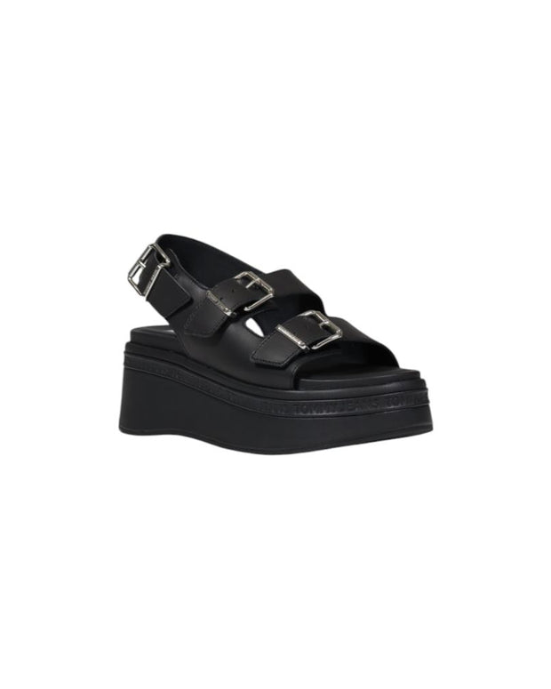 Black Leather Sandal