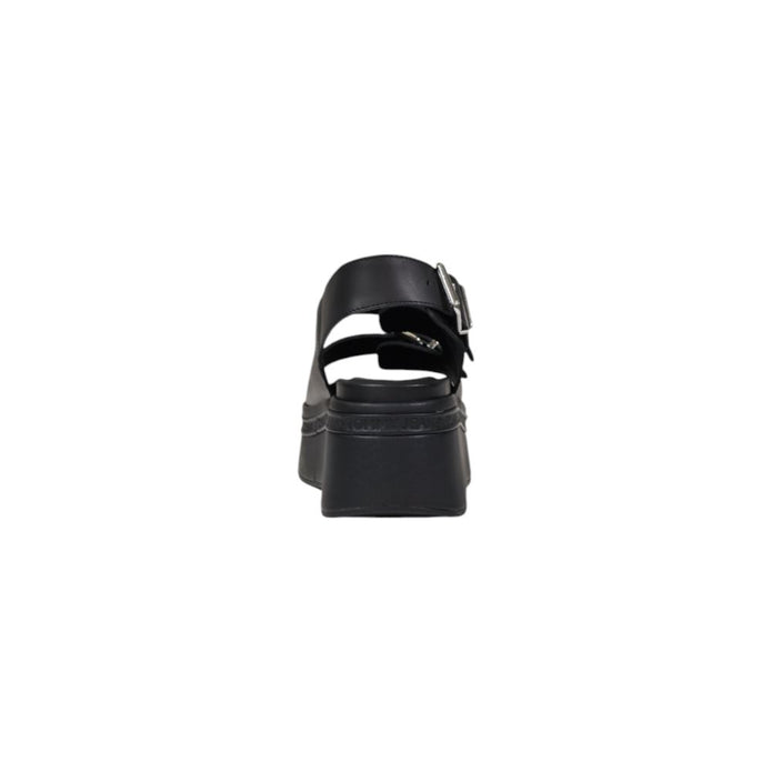 Black Leather Sandal
