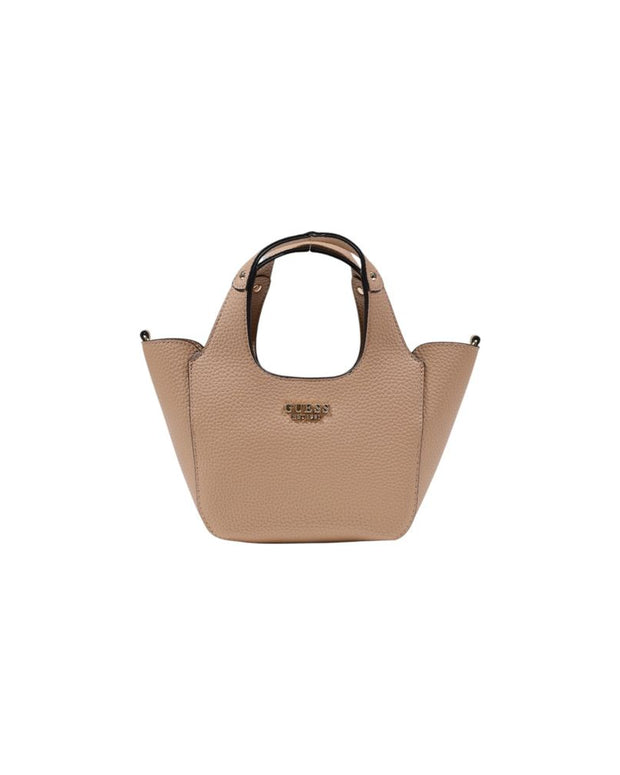 Beige Polyethylene Handbag