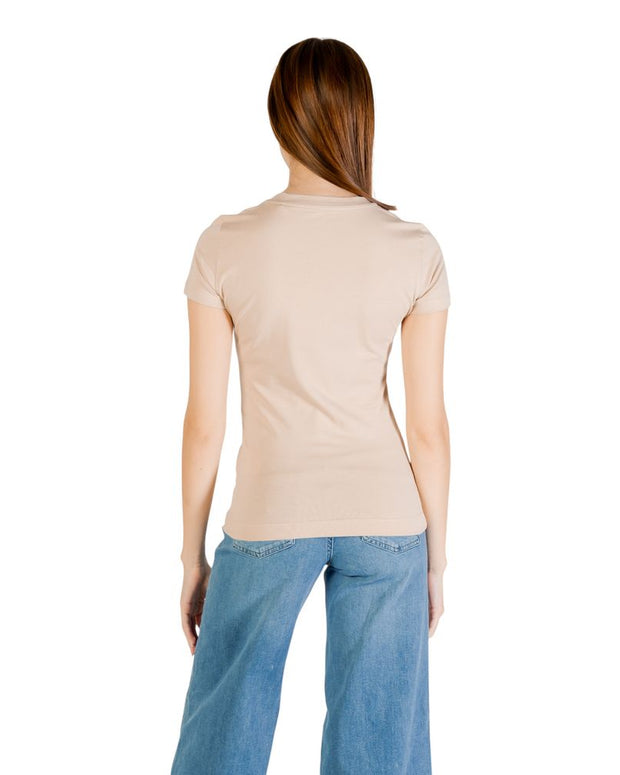 Beige Cotton T-Shirt