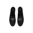Black Leather Platform