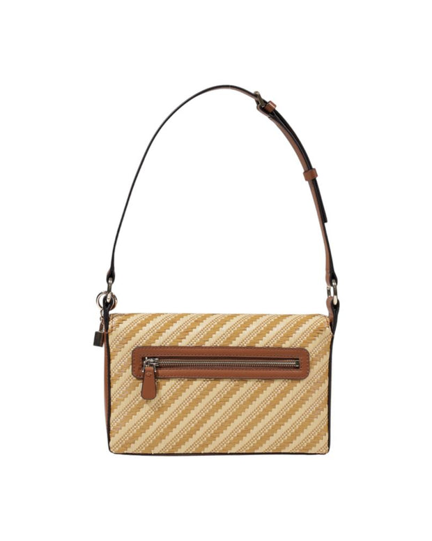 Beige Polypropylene Handbag