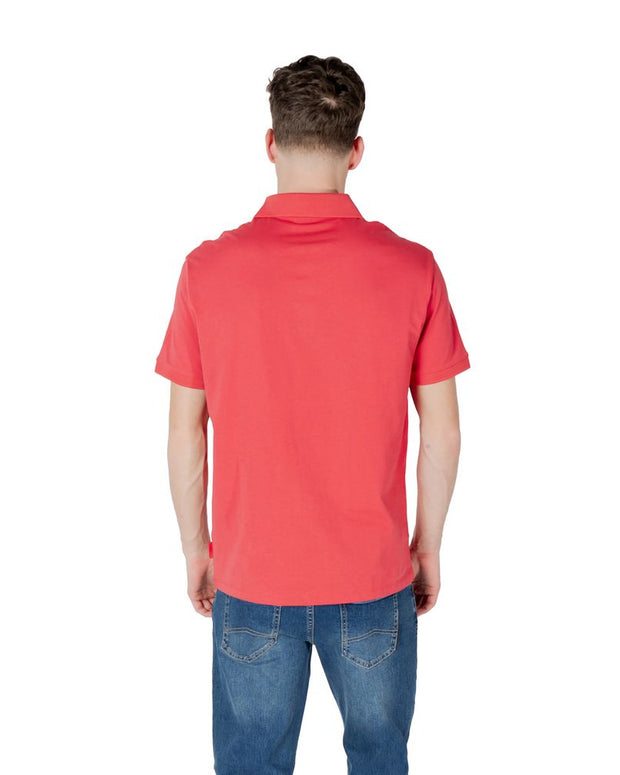 Red Cotton Polo Shirt