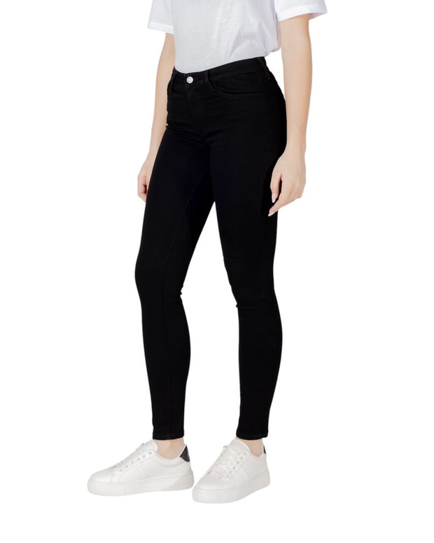 Black Cotton Skinny Jean