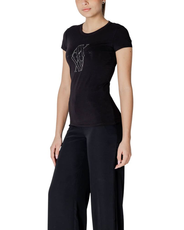 Black Cotton T-Shirt