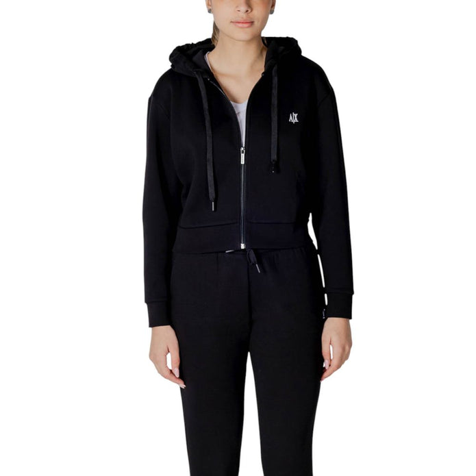 Black Cotton Hoodie