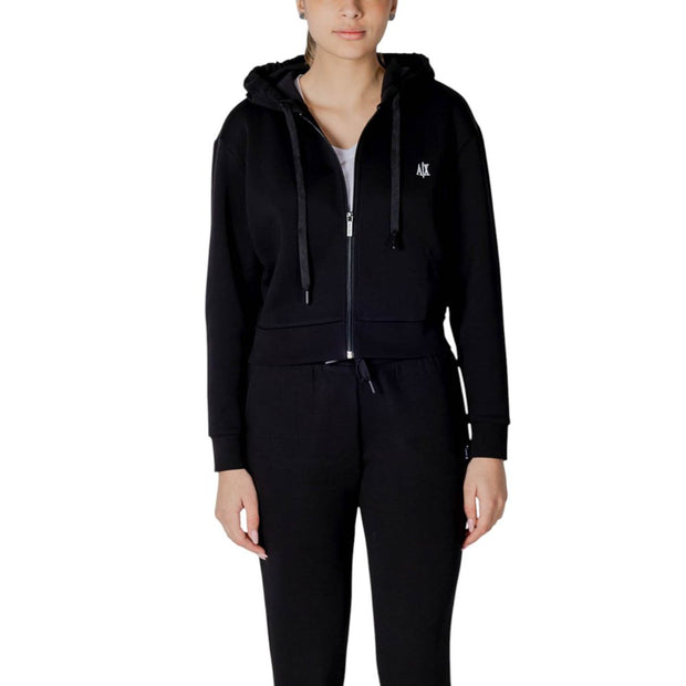 Black Cotton Hoodie