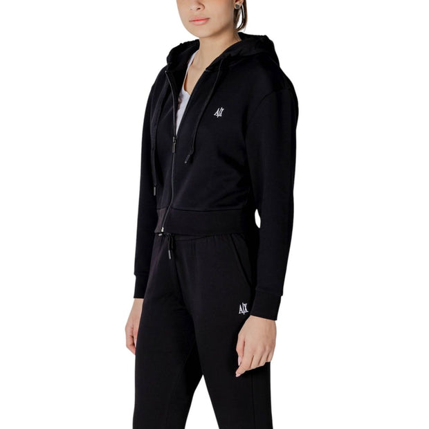 Black Cotton Hoodie