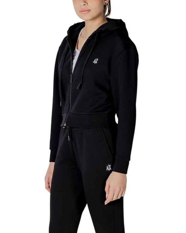 Black Cotton Hoodie