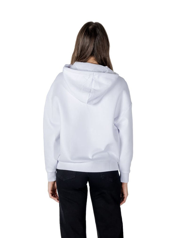 White Cotton Hoodie