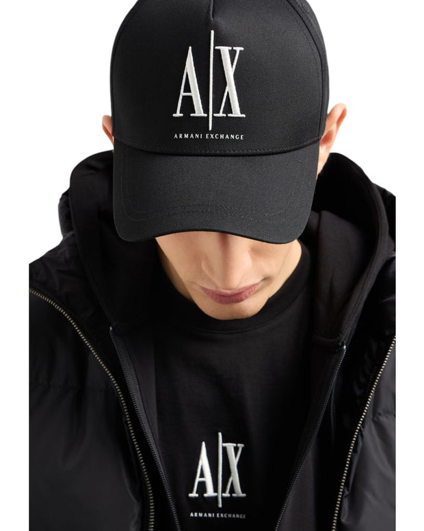 Black Cotton Cap (Baseball Hat)