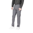 Blue Cotton Skinny Pants