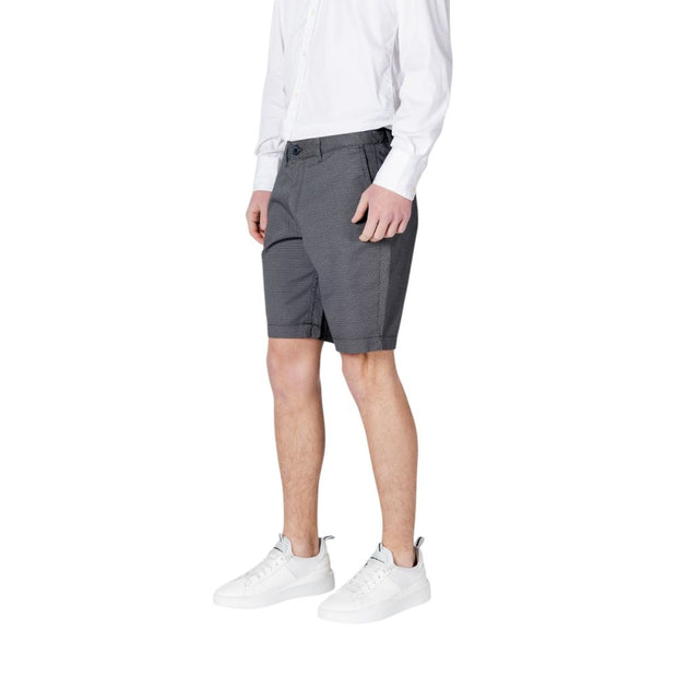 Blue Cotton Short