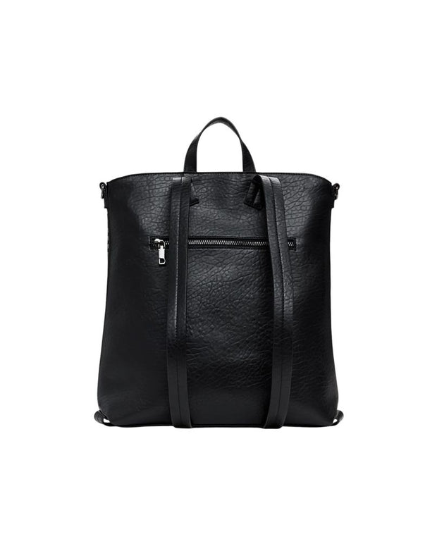 Black Polyethylene Backpack
