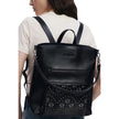 Black Polyethylene Backpack