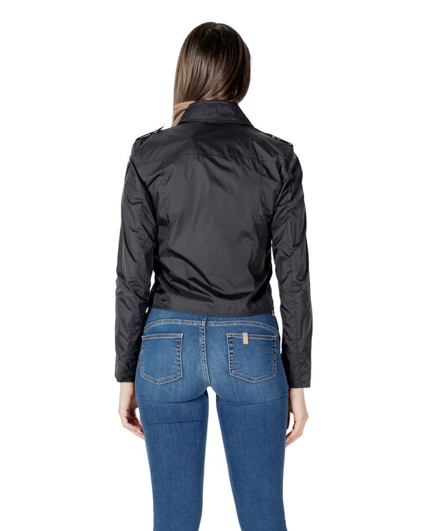 Black Polyamide Jackets & Coat