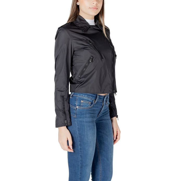 Black Polyamide Jackets & Coat