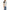 White Polyamide Sleveless Jacket