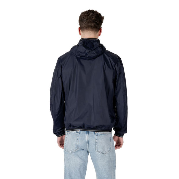 Blue Polyamide Jackets & Coat
