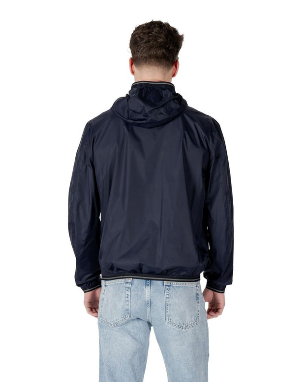 Blue Polyamide Jackets & Coat