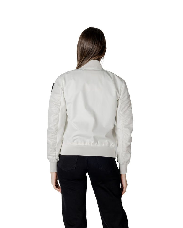 White Polyamide Jackets & Coat