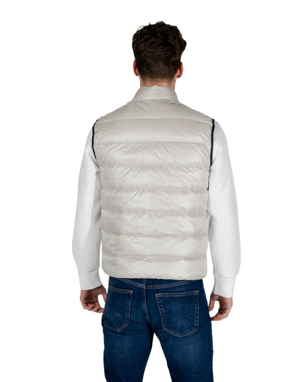Gray Polyamide Sleveless Jacket