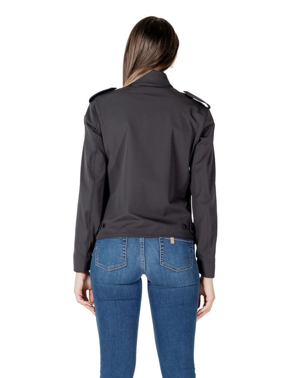 Black Polyamide Jackets & Coat