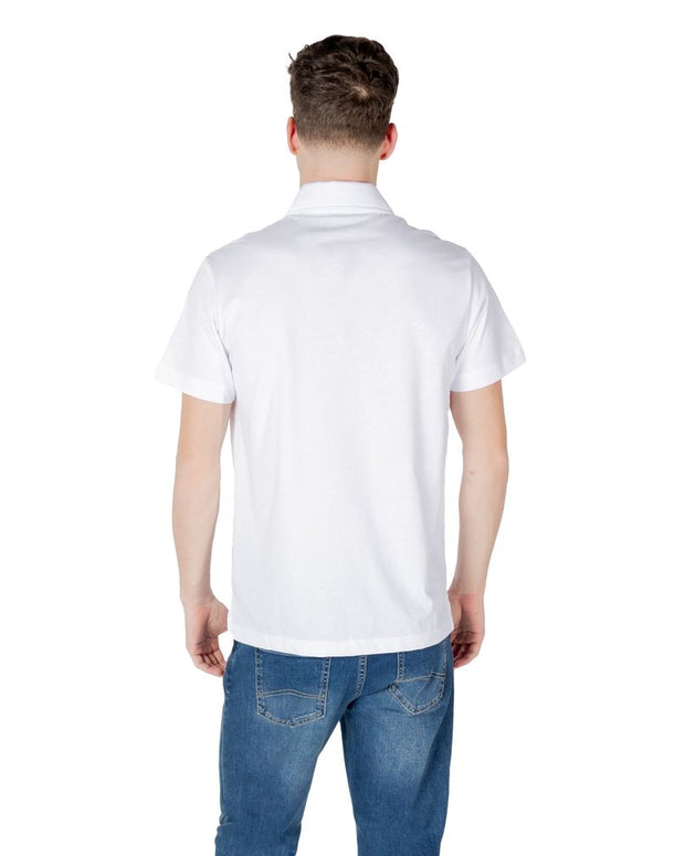 White Cotton Polo Shirt