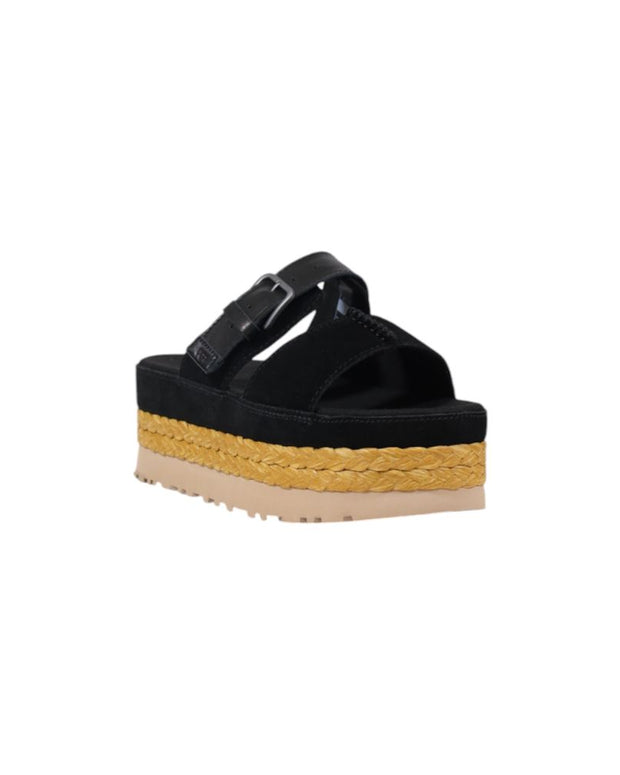 Black Suede Leather Sandal