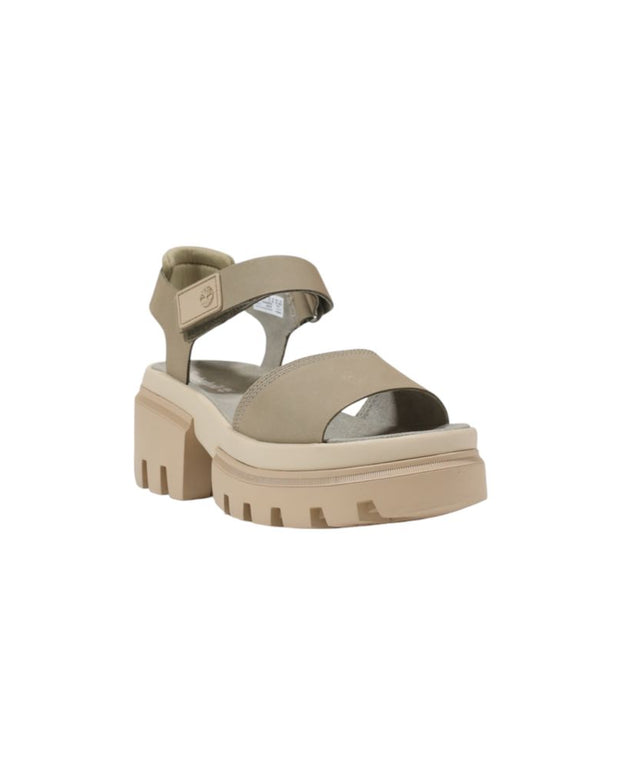 Beige Leather Sandal