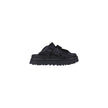 Black Artificial Leather Platform