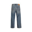 Blue Cotton Relaxed Fit Jean