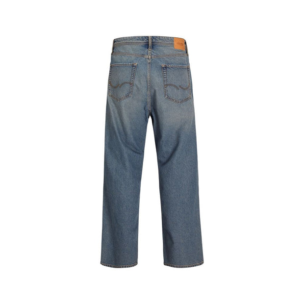 Blue Cotton Relaxed Fit Jean