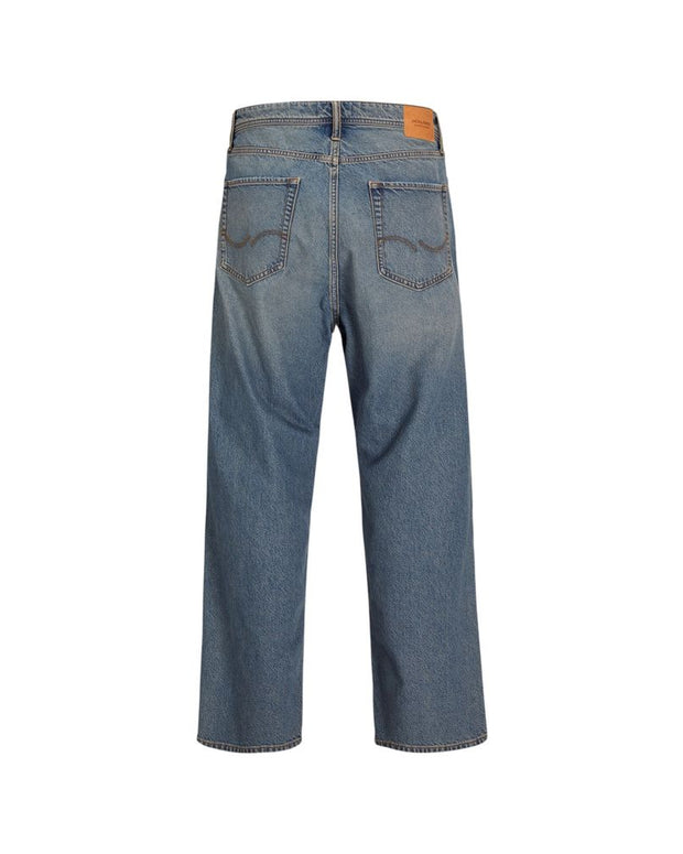 Blue Cotton Relaxed Fit Jean