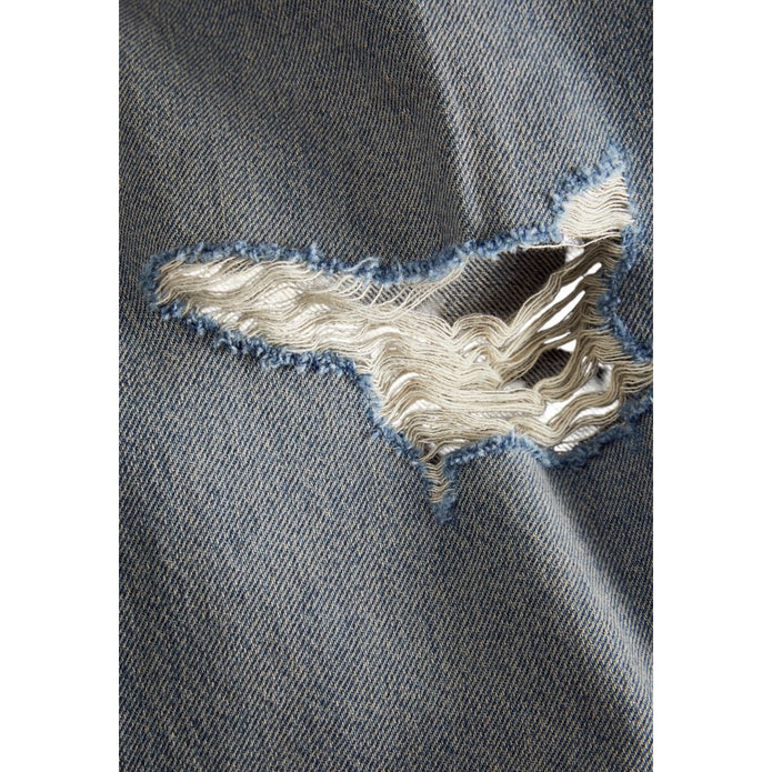 Blue Cotton Relaxed Fit Jean
