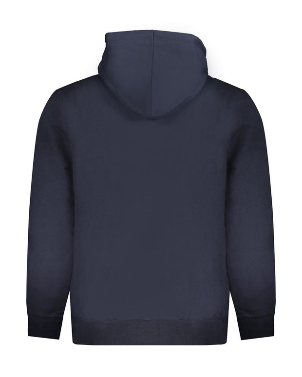 Blue Cotton Men Sweater