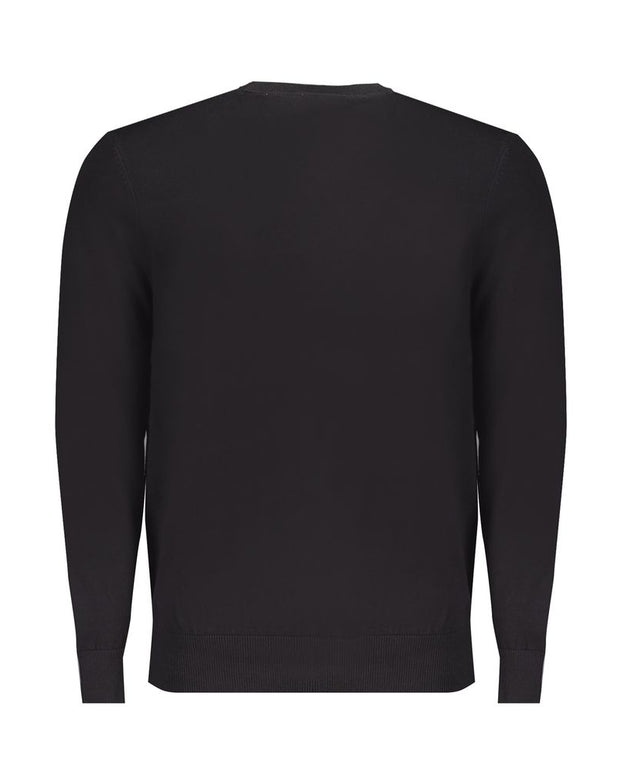 Black Cotton Sweater