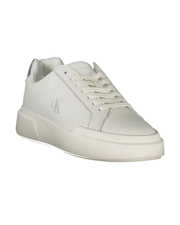 White Leather Women Sneaker