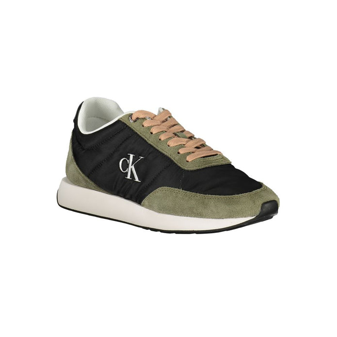 Black Leather Women Sneaker