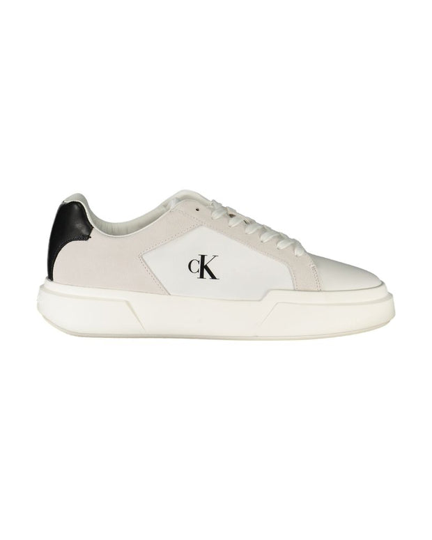 White Leather Men Sneaker