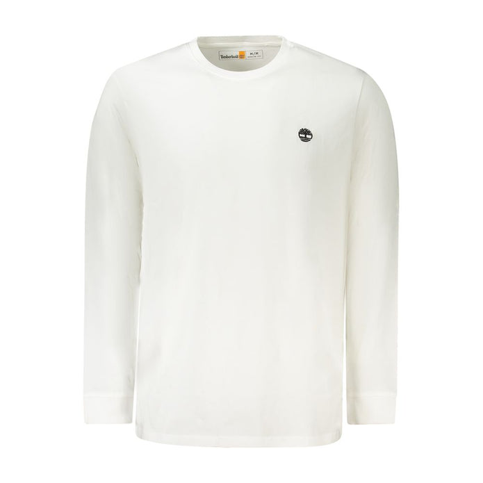 White Cotton Men T-Shirt