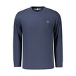 Blue Cotton Men T-Shirt