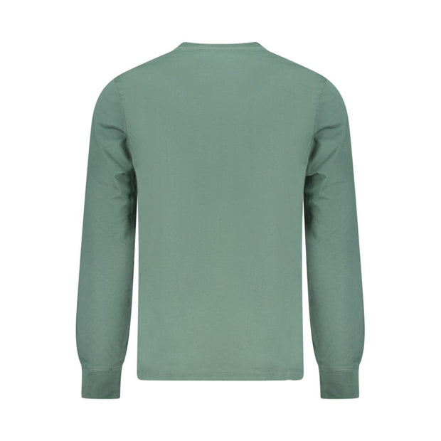 Green Cotton Men T-Shirt